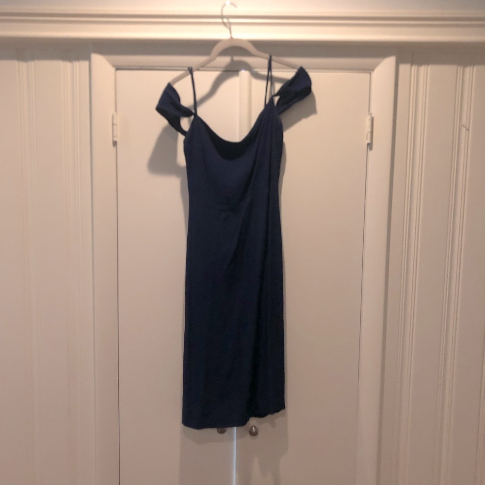 Reformation Navy Blue Dress